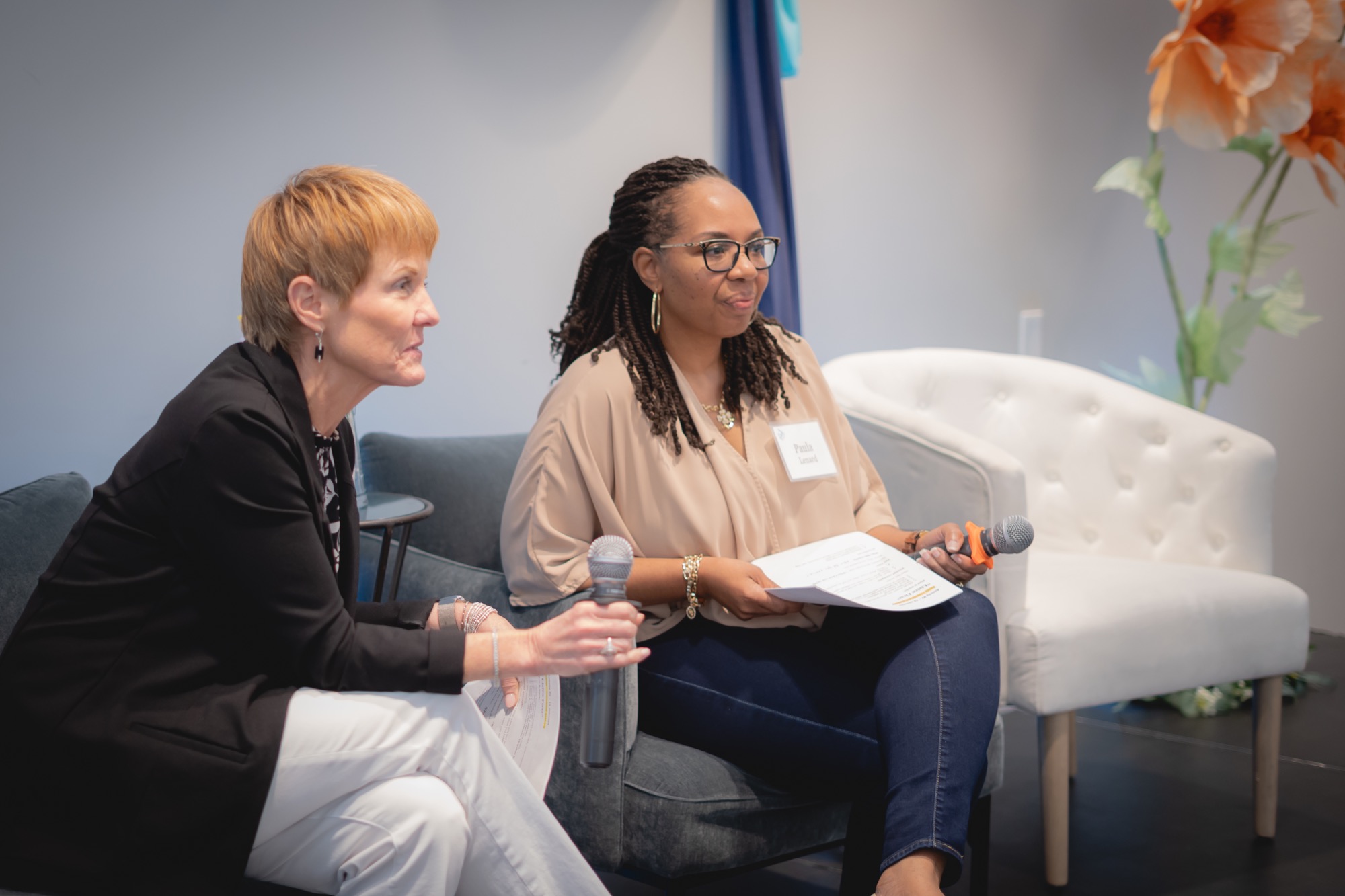 Panel conversation at a past Be1 Experience